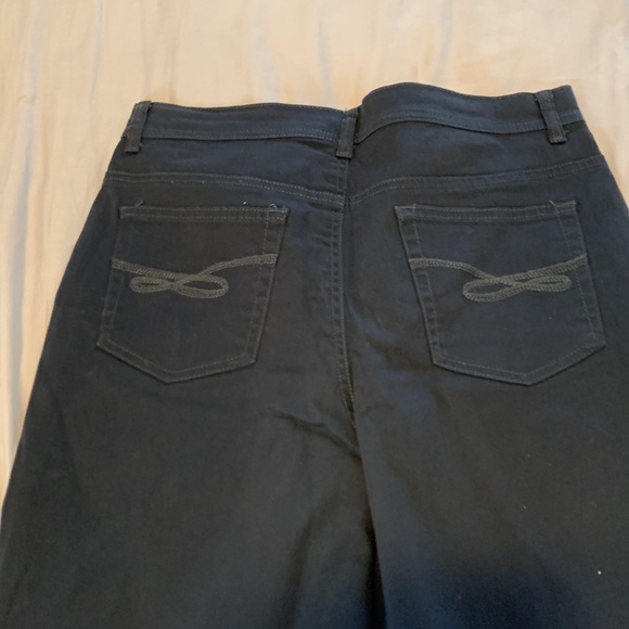 Jeans, $28 each, 1 -Dark Blue, 1 - burgundy, Style & Co. Size 12, tummy control. - Picture 1 of 9
